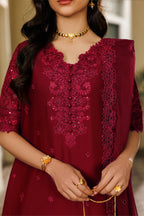 Iznik - Cc-97 Embroidered Chiffon