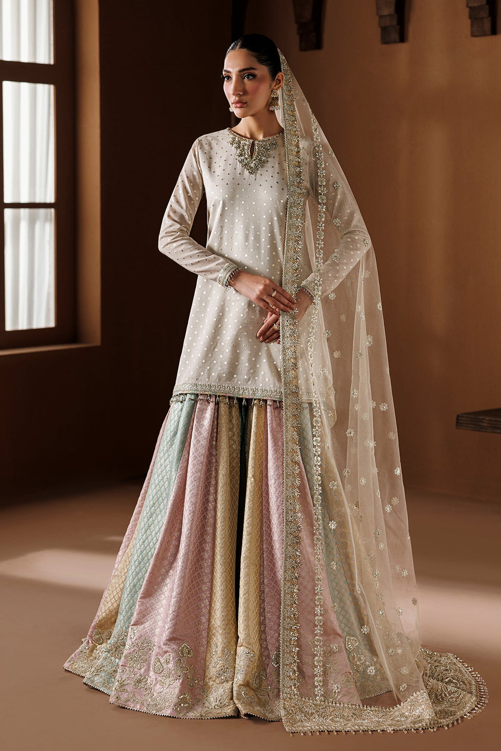 Baroque - Embroidered Zarri Chiffon SF-4435