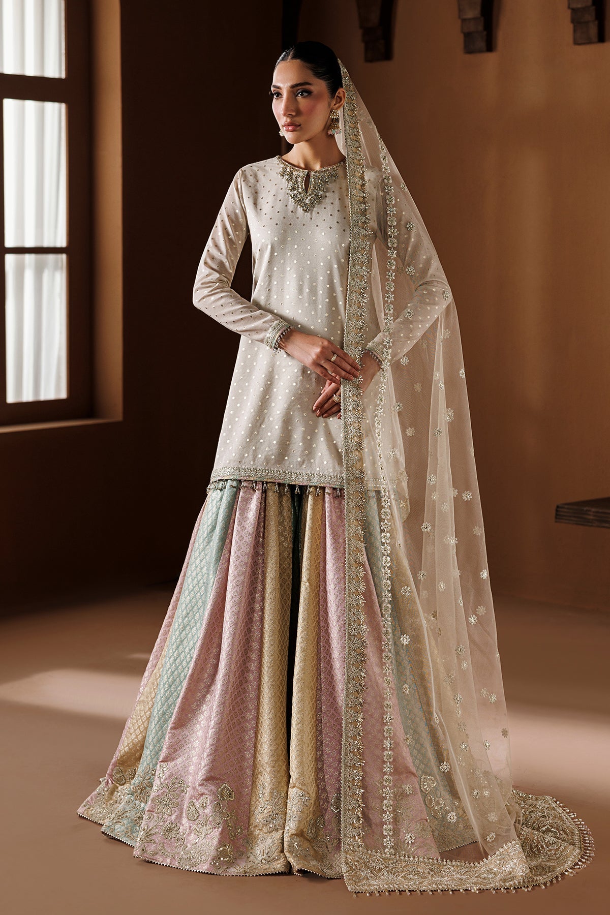 Baroque - Embroidered Zarri Chiffon SF-4435