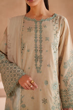 Iznik - Ue-605  Embroidered Lawn