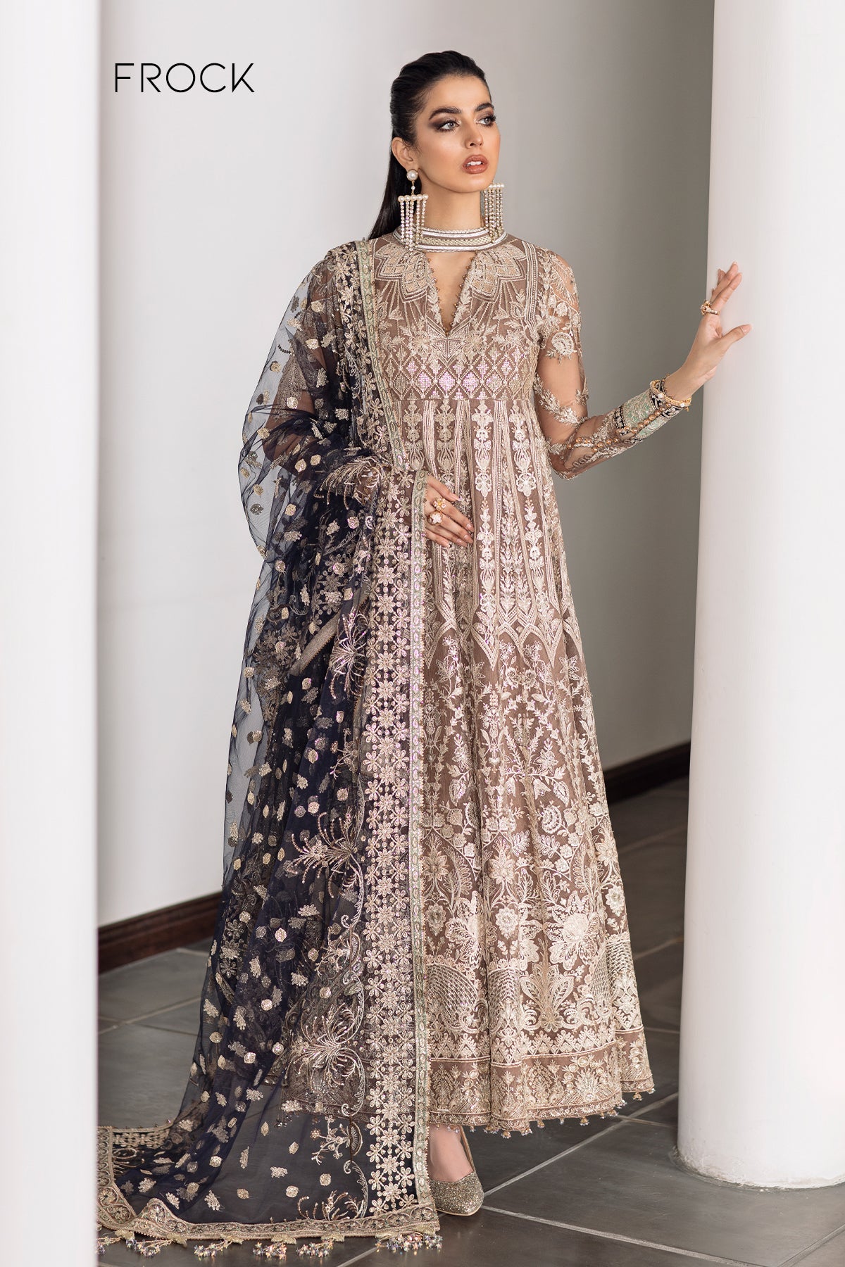 Baroque - Embroidered Net Ch09-07 Stitched