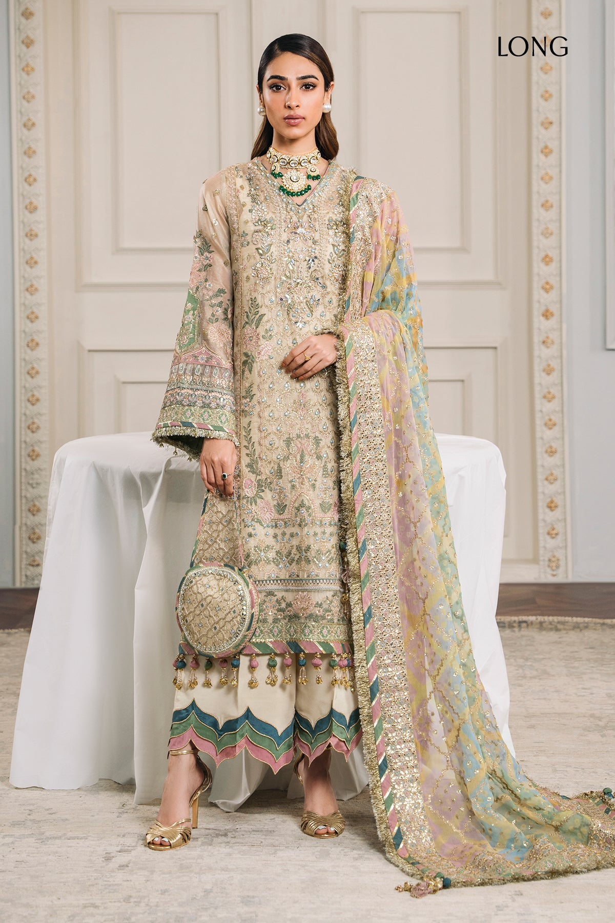 Baroque - Embroidered Masuri Ch12-04 Stitched