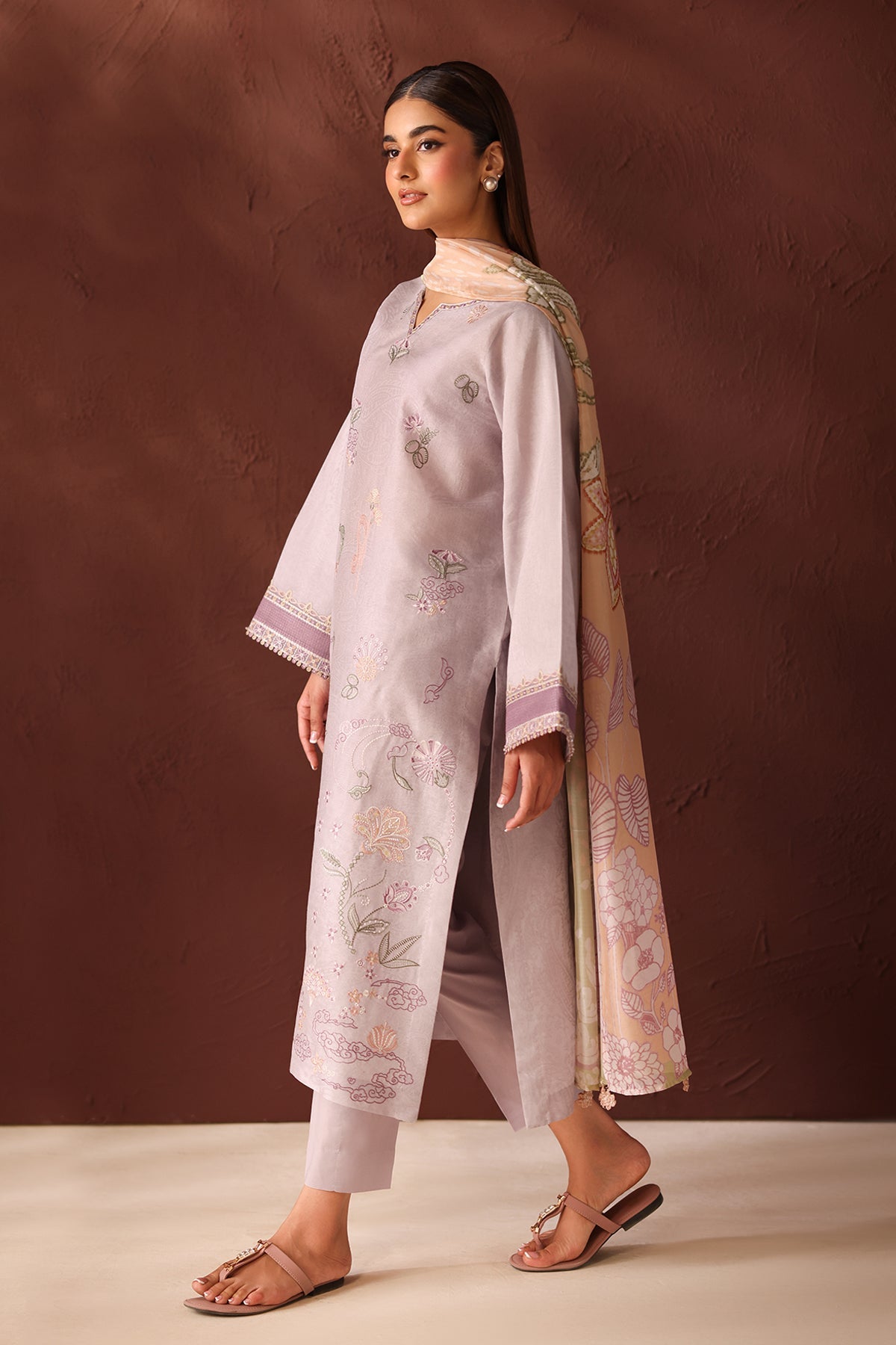 Baroque - Embroidered Self Jacquard UF-4484