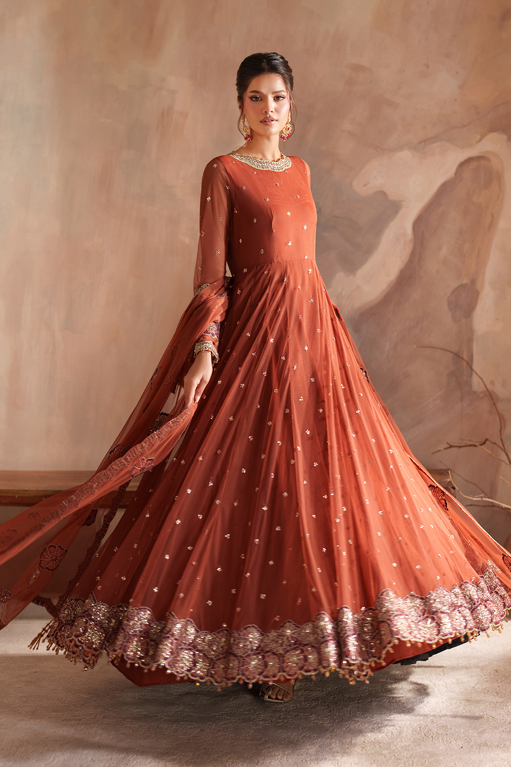 Iznik - Cc-78 Embroidered Net