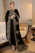 Baroque - Embroidered Velvet Shawl Vs-24