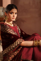 Iznik - Iv-56 Embroidered Velvet