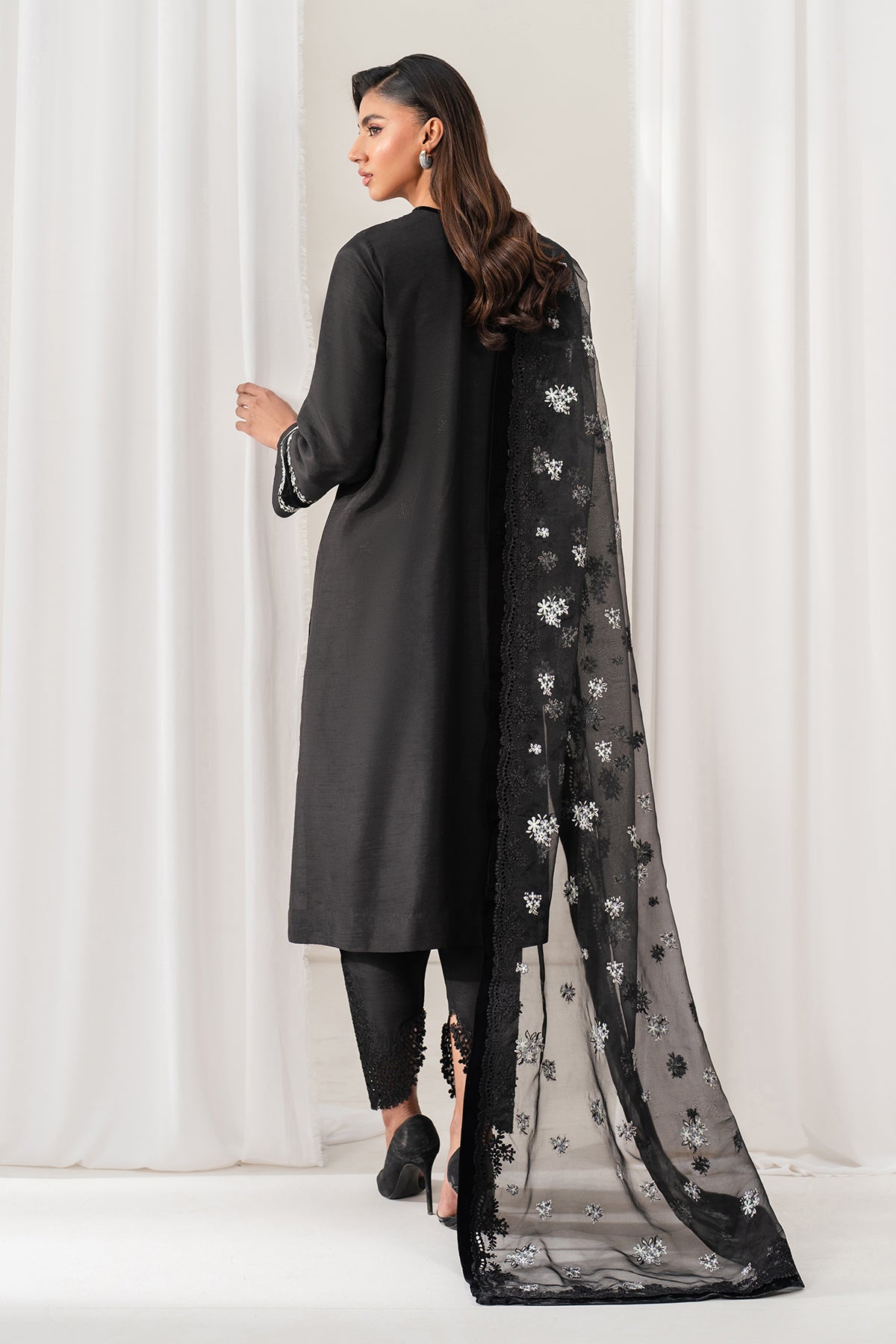 Baroque - Embroidered Raw Silk UF-4137