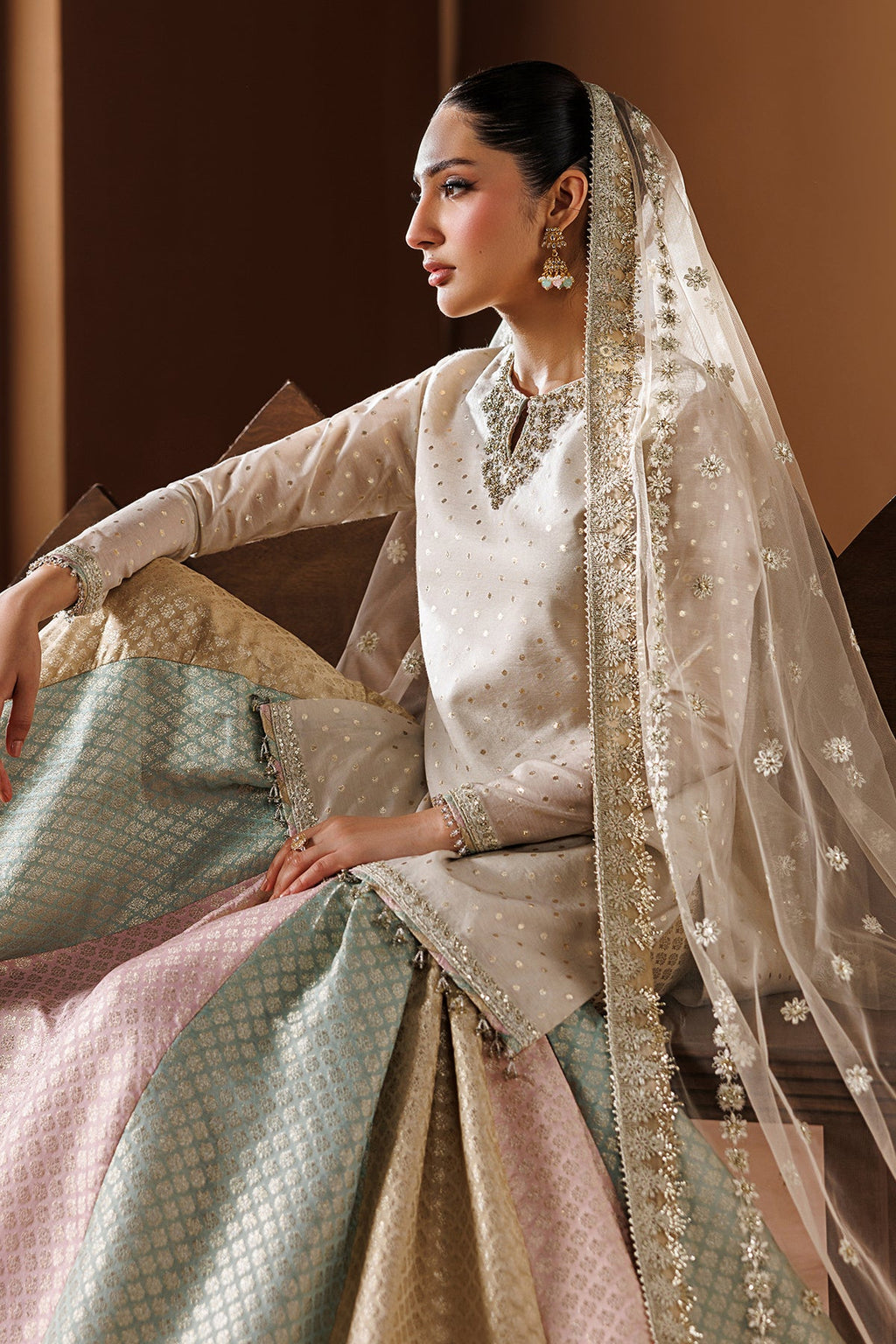 Baroque - Embroidered Zarri Chiffon SF-4435