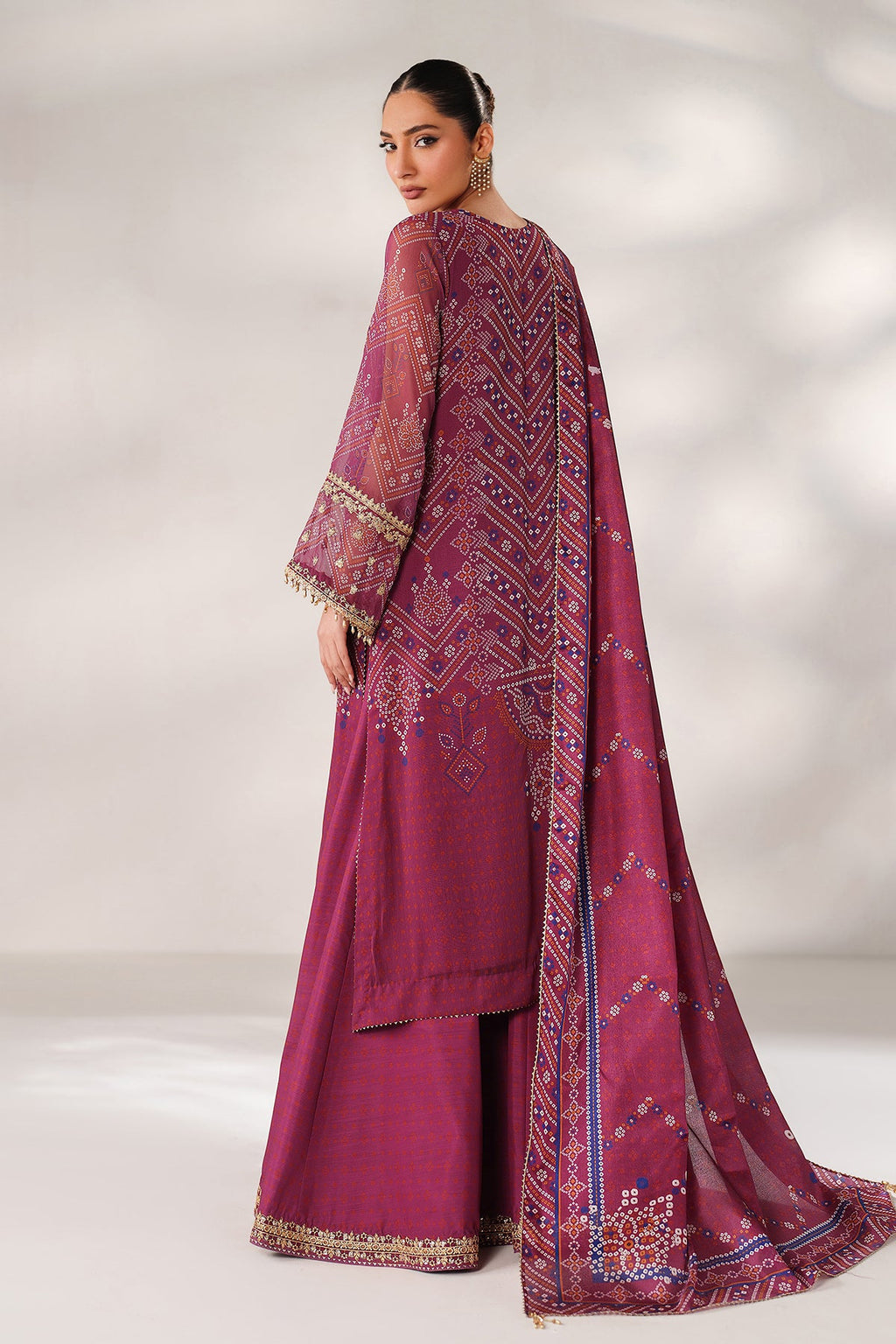 Baroque - Embroidered Chiffon UF-4390