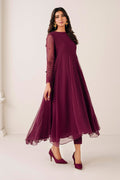Baroque - Embroidered Chiffon Frock PR-1121