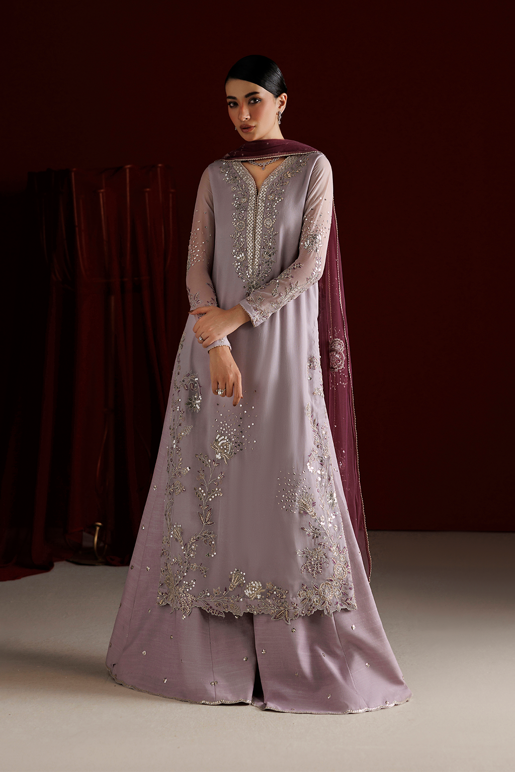 Iznik - Cc-110 Embroidered Chiffon
