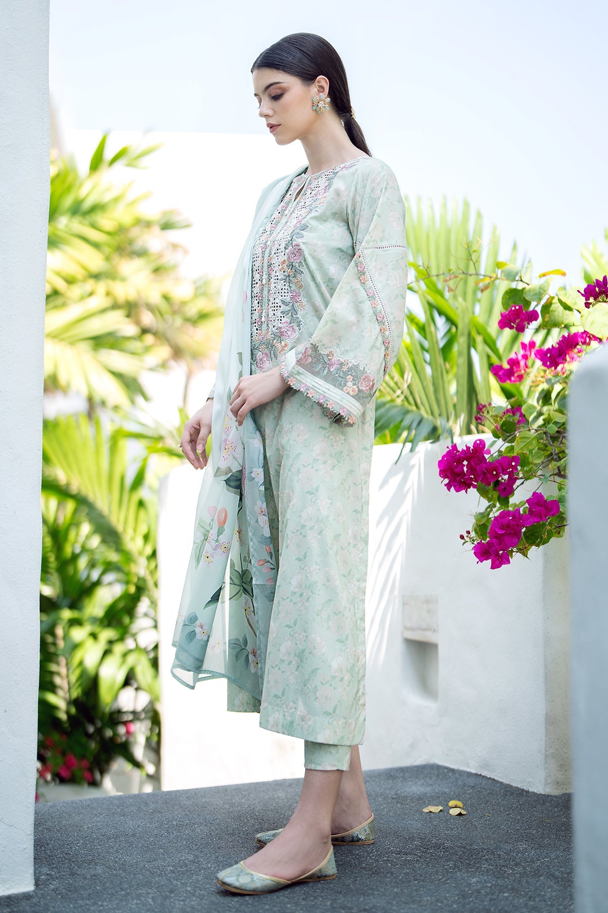 Baroque - Embroidered PRinted Lawn UF-550