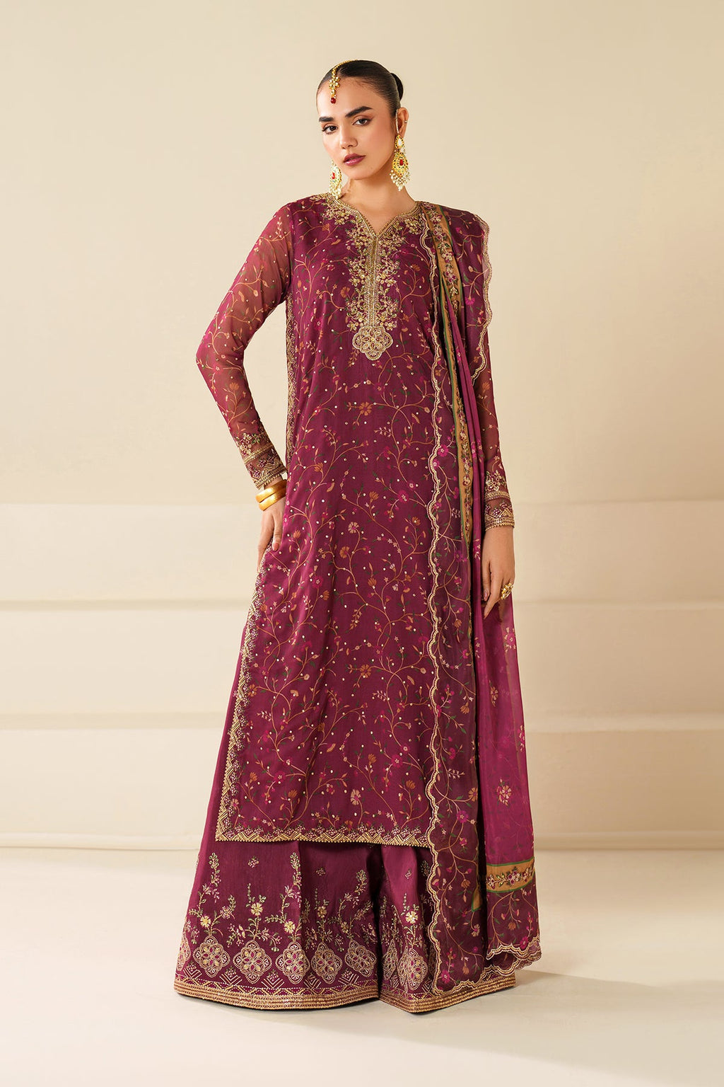 Baroque - Embroidered Chiffon SF-4277