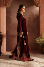 Iznik - Iv-55 Embroidered Velvet