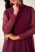 Baroque - Embroidered Chiffon Frock PR-1121