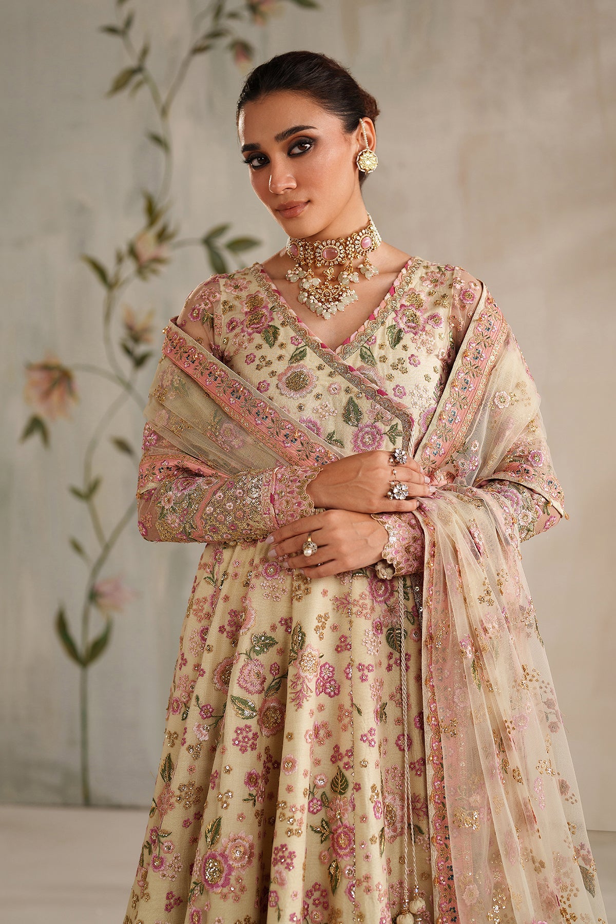 Baroque - Embroidered Net SF-4371
