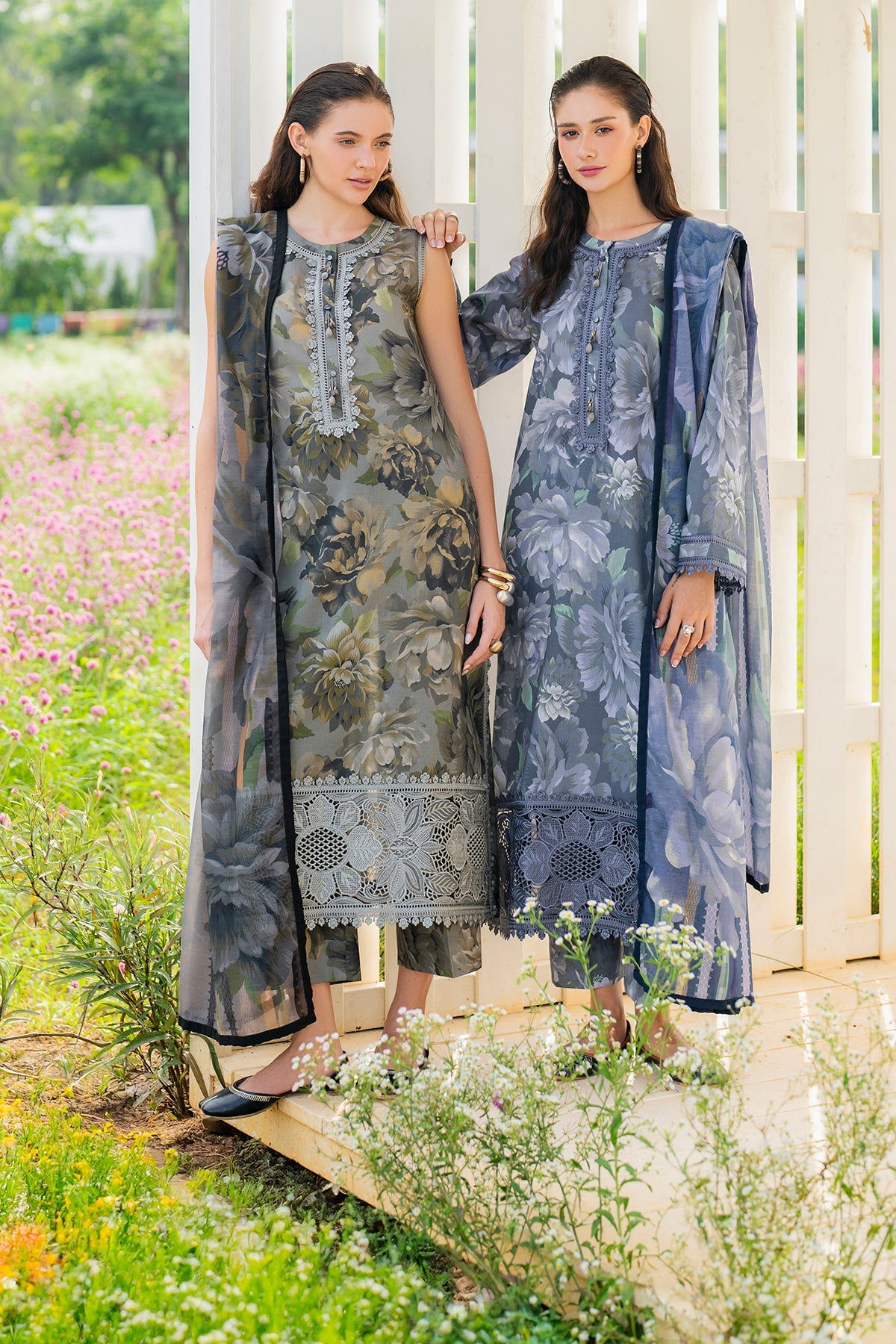 Baroque - Embroidered Lawn UF-4218