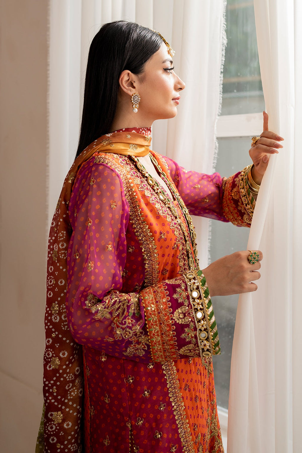 Baroque - Embroidered Chiffon UF-706