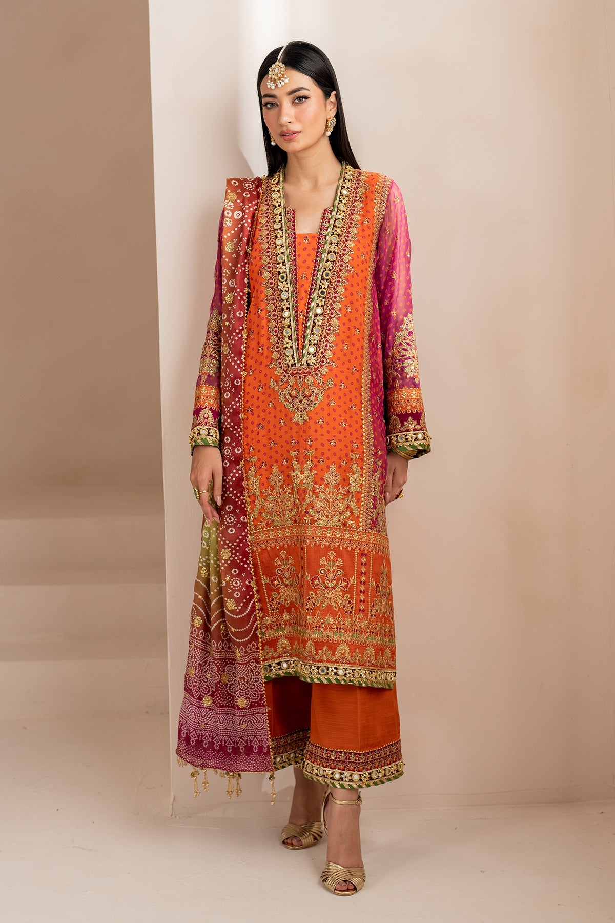 Baroque - Embroidered Chiffon UF-706