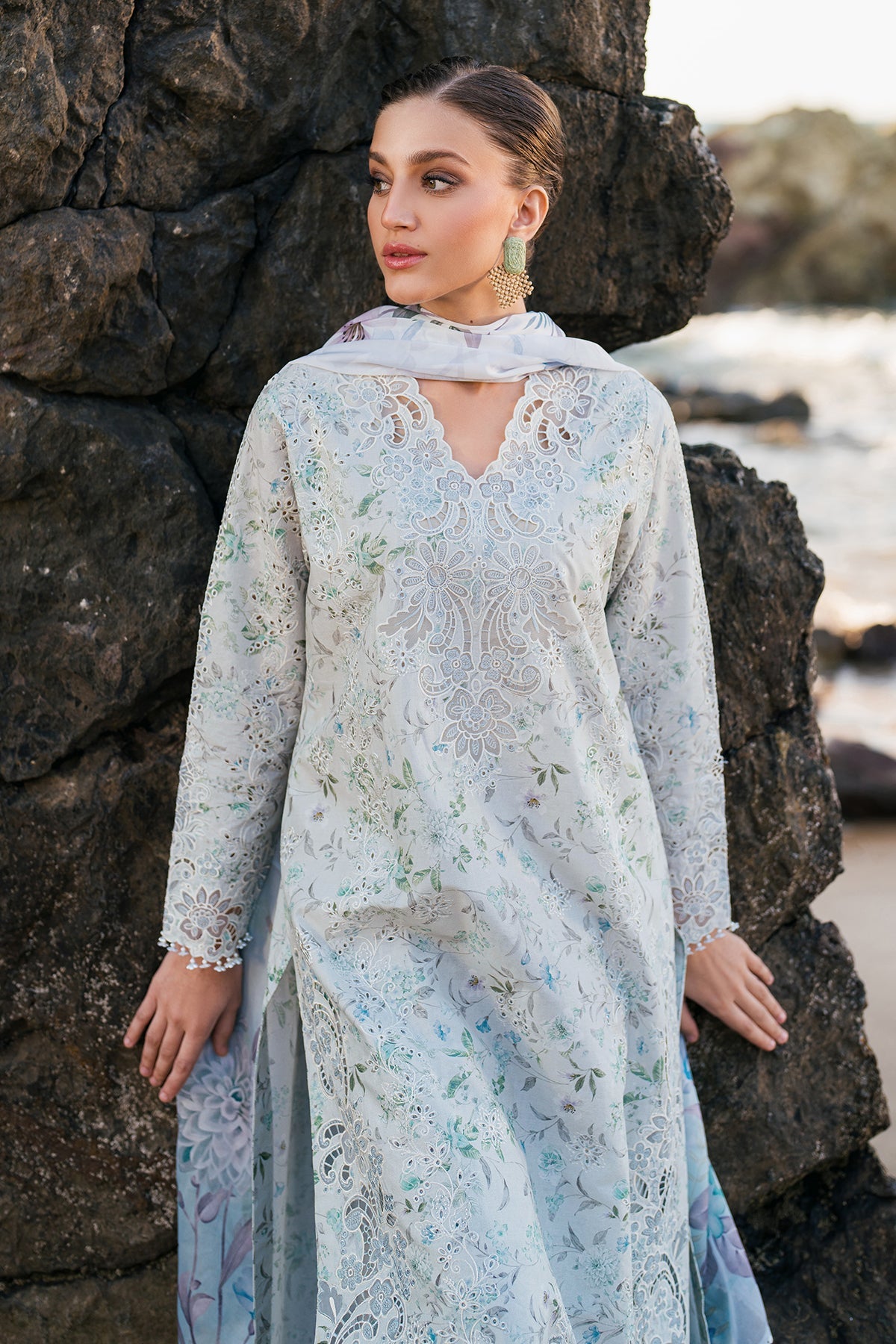 Baroque - Embroidered PRinted Lawn UF-4129