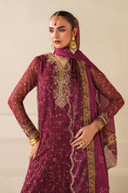 Baroque - Embroidered Chiffon UF-4277