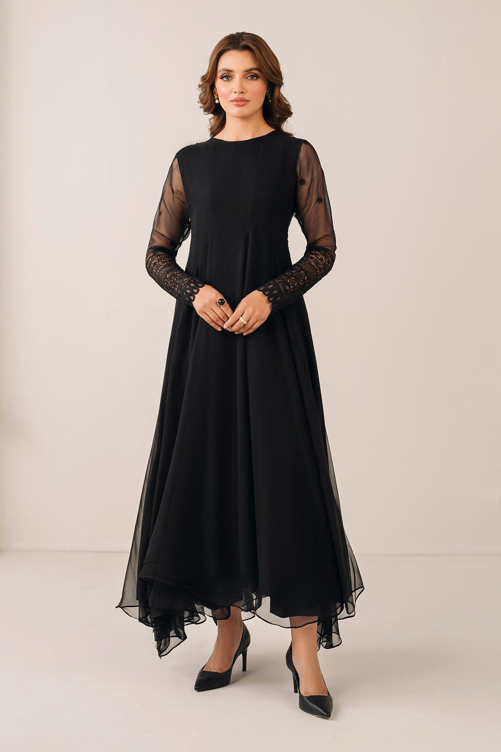 Baroque - Embroidered Chiffon Frock PR-1122