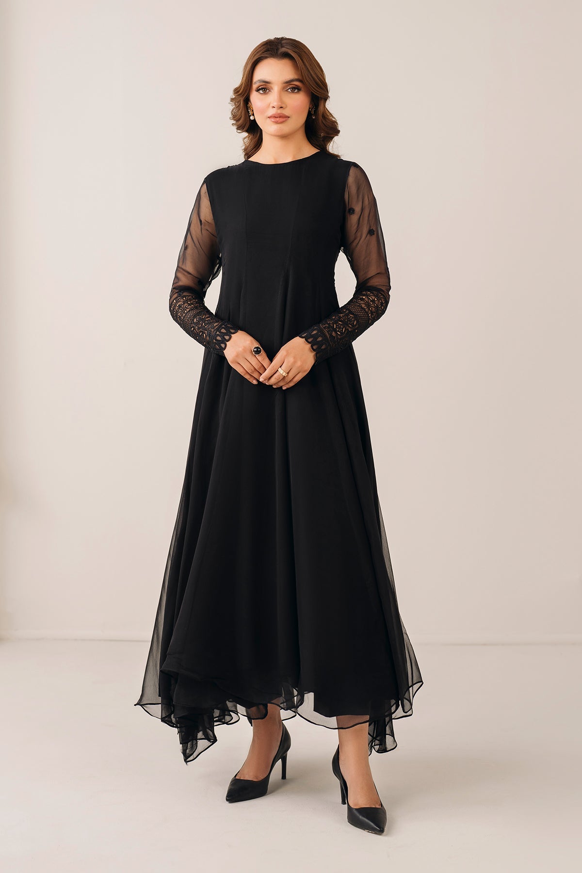 Baroque - Embroidered Chiffon Frock PR-1122