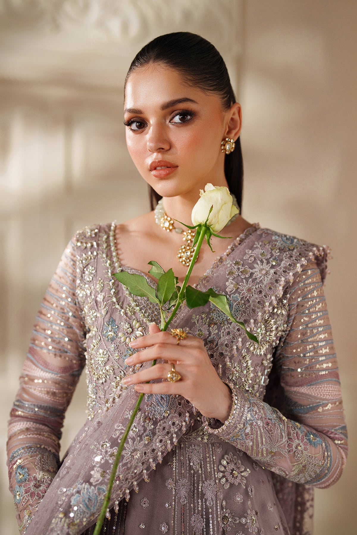 Baroque - Embroidered Net Ch14-04 Unstitched