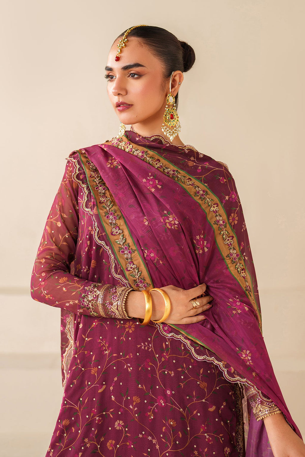 Baroque - Embroidered Chiffon SF-4277