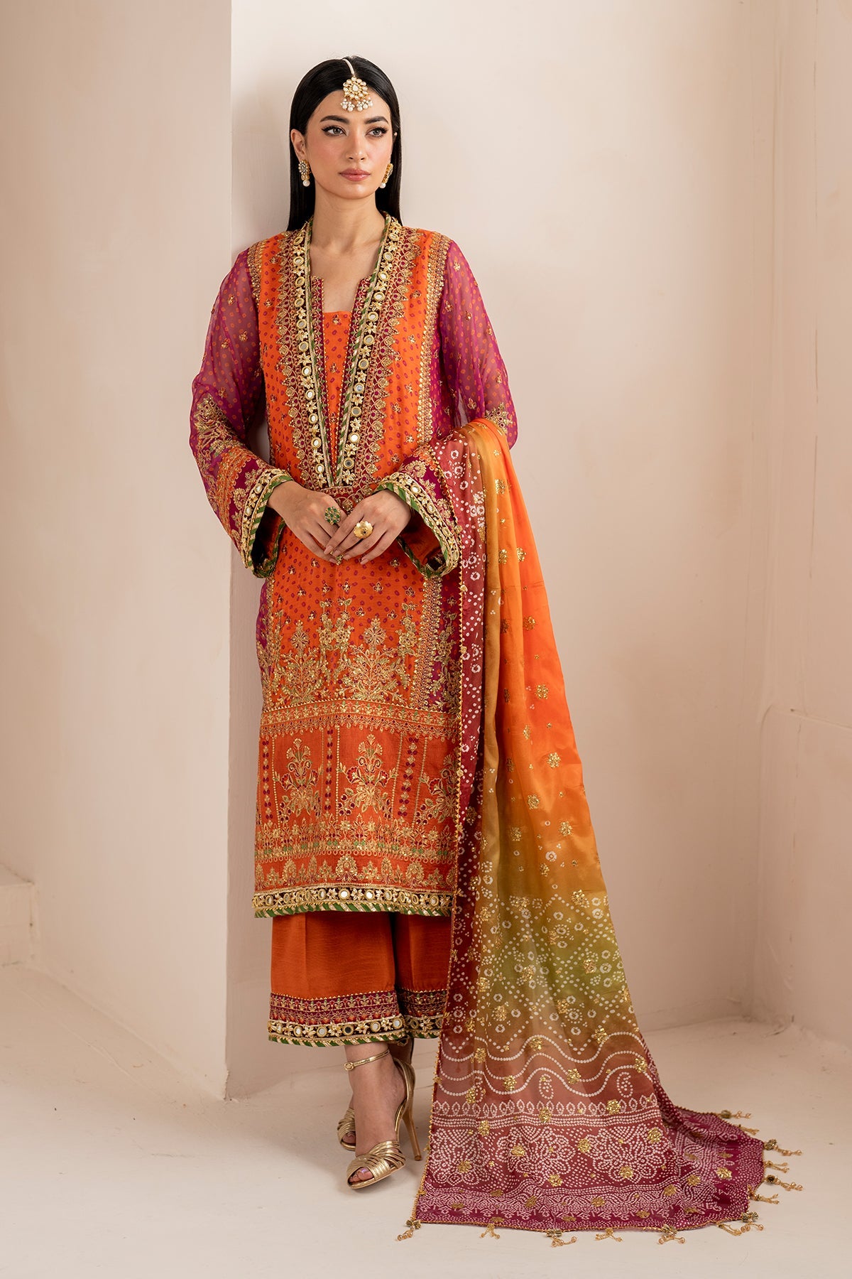 Baroque - Embroidered Chiffon UF-706