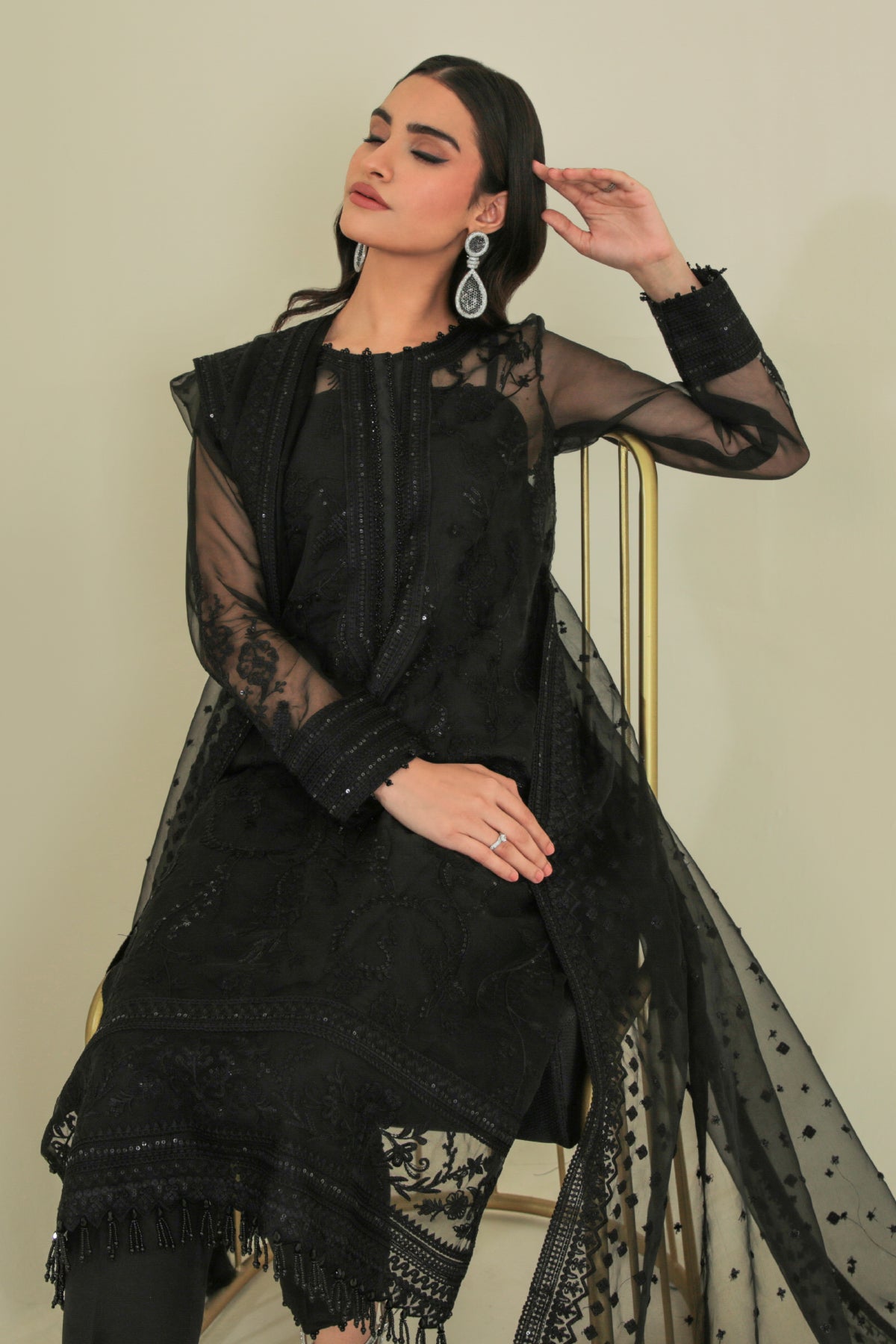 Baroque - Embroidered Organza SF-235