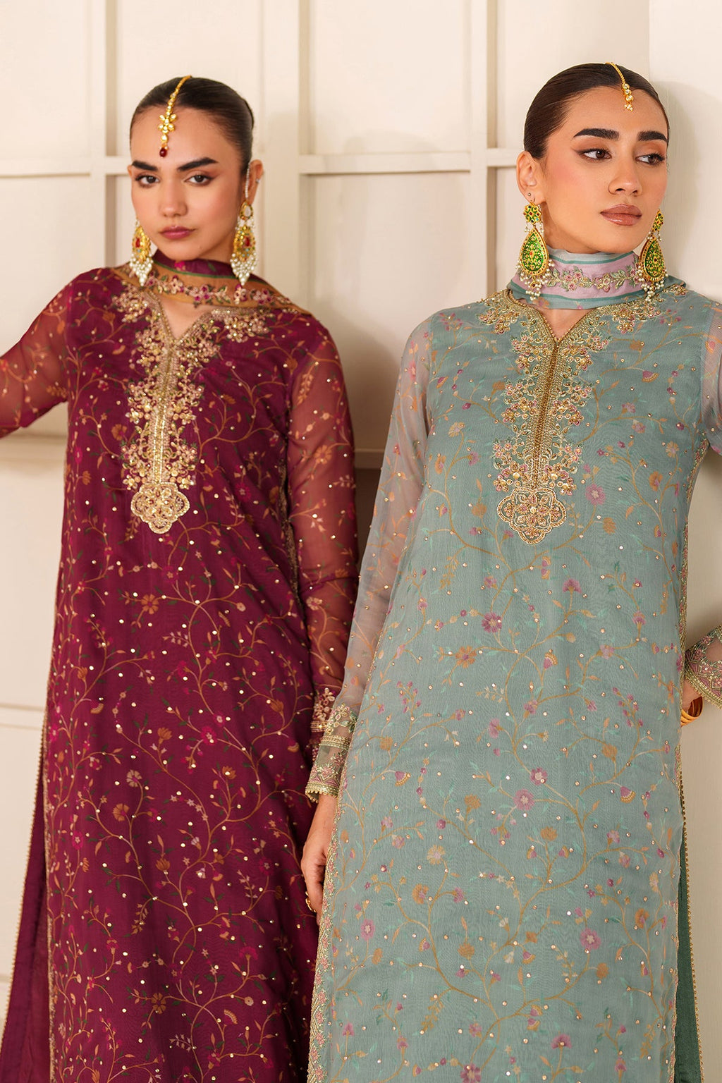 Baroque - Embroidered Chiffon UF-4277