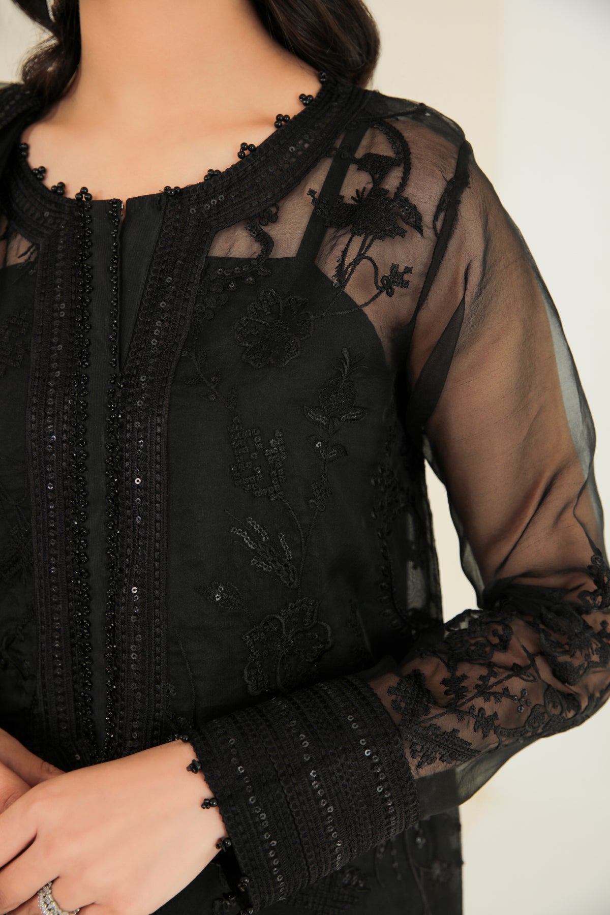 Baroque - Embroidered Organza UF-235