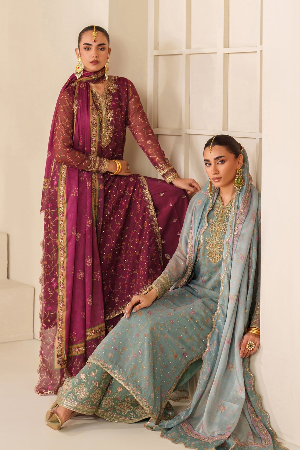 Baroque - Embroidered Chiffon SF-4277
