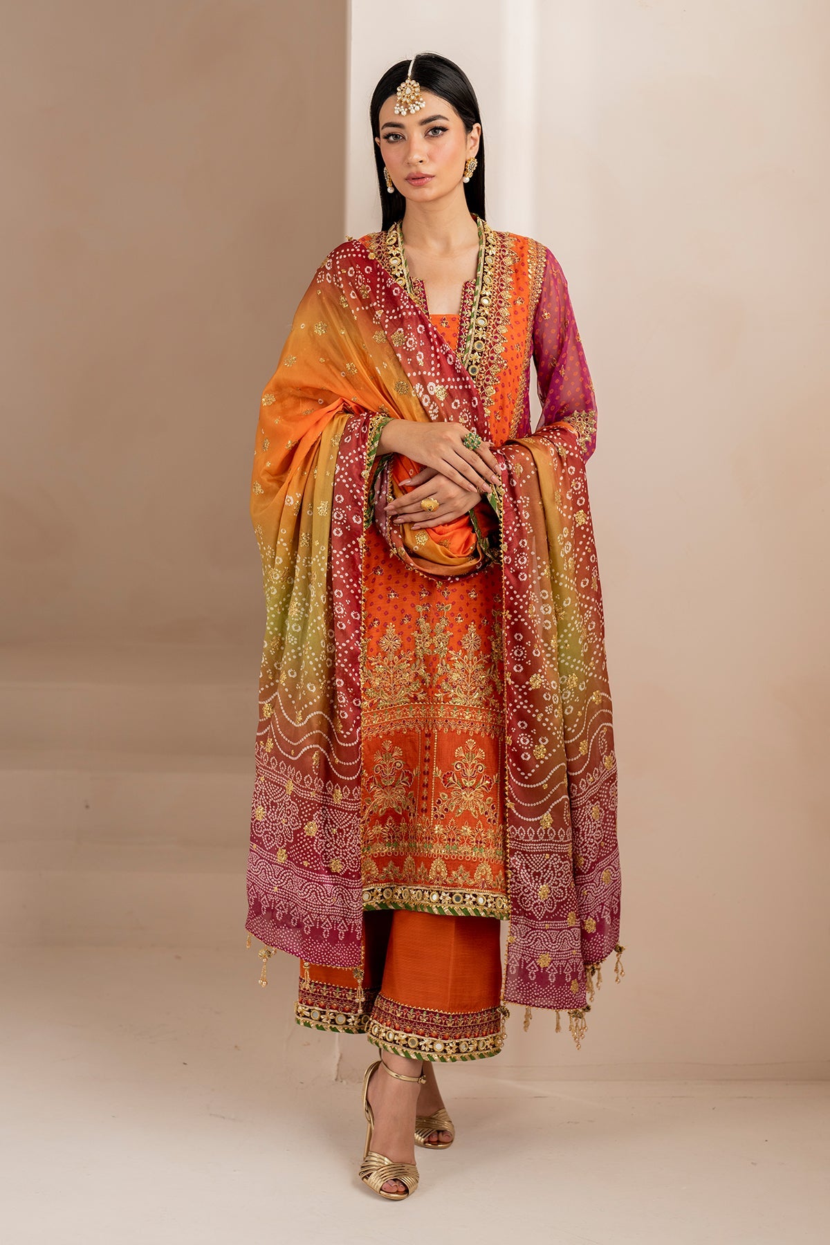 Baroque - Embroidered Chiffon UF-706