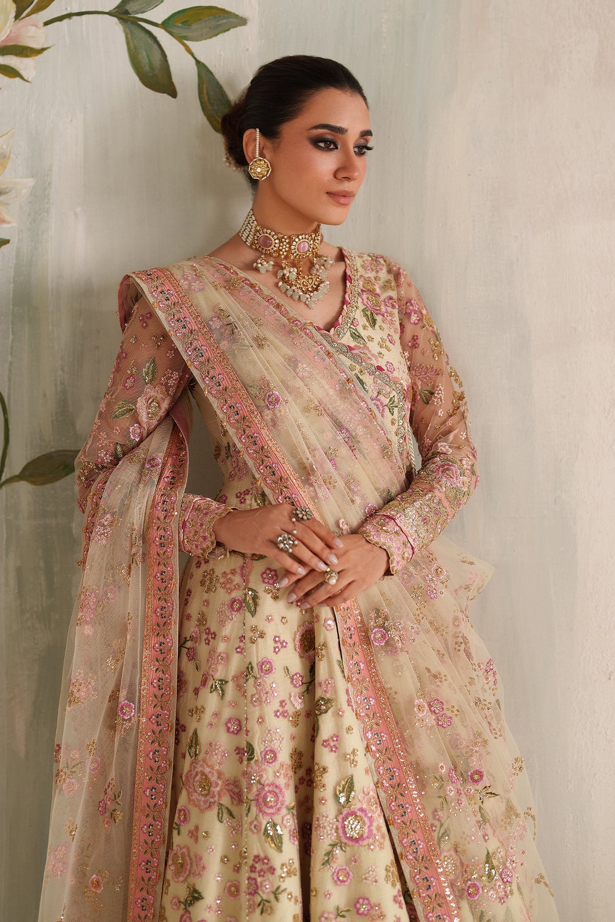 Baroque - Embroidered Net SF-4371