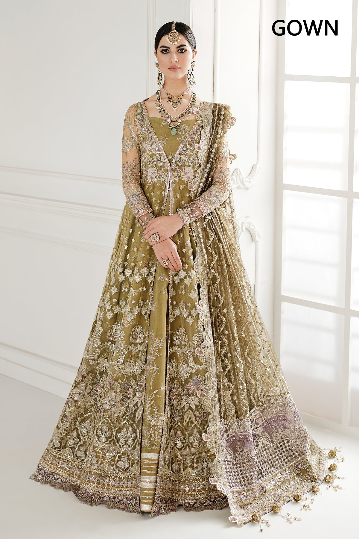 Baroque - Embroidered Net Ch10-02 Unstitched