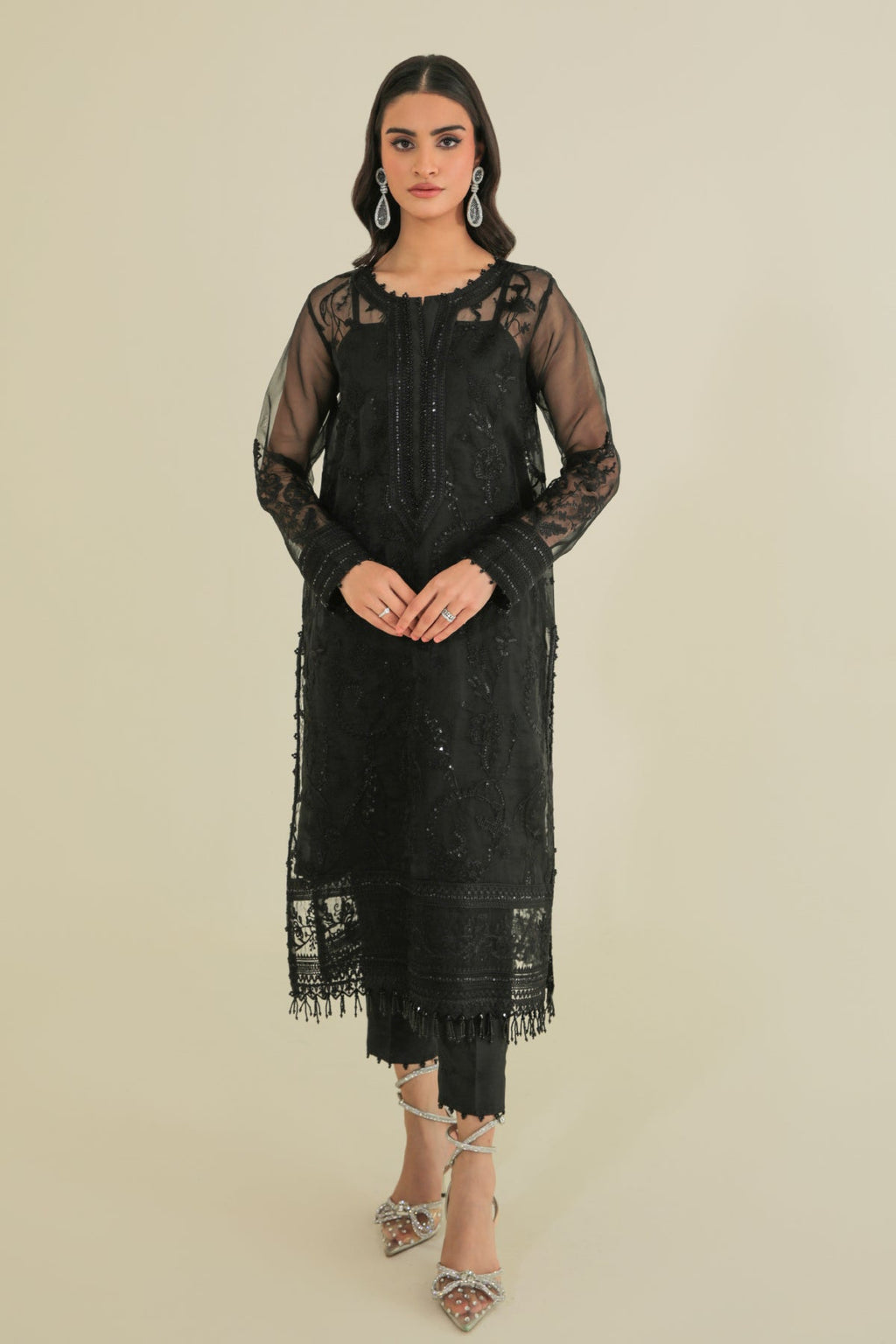 Baroque - Embroidered Organza UF-235