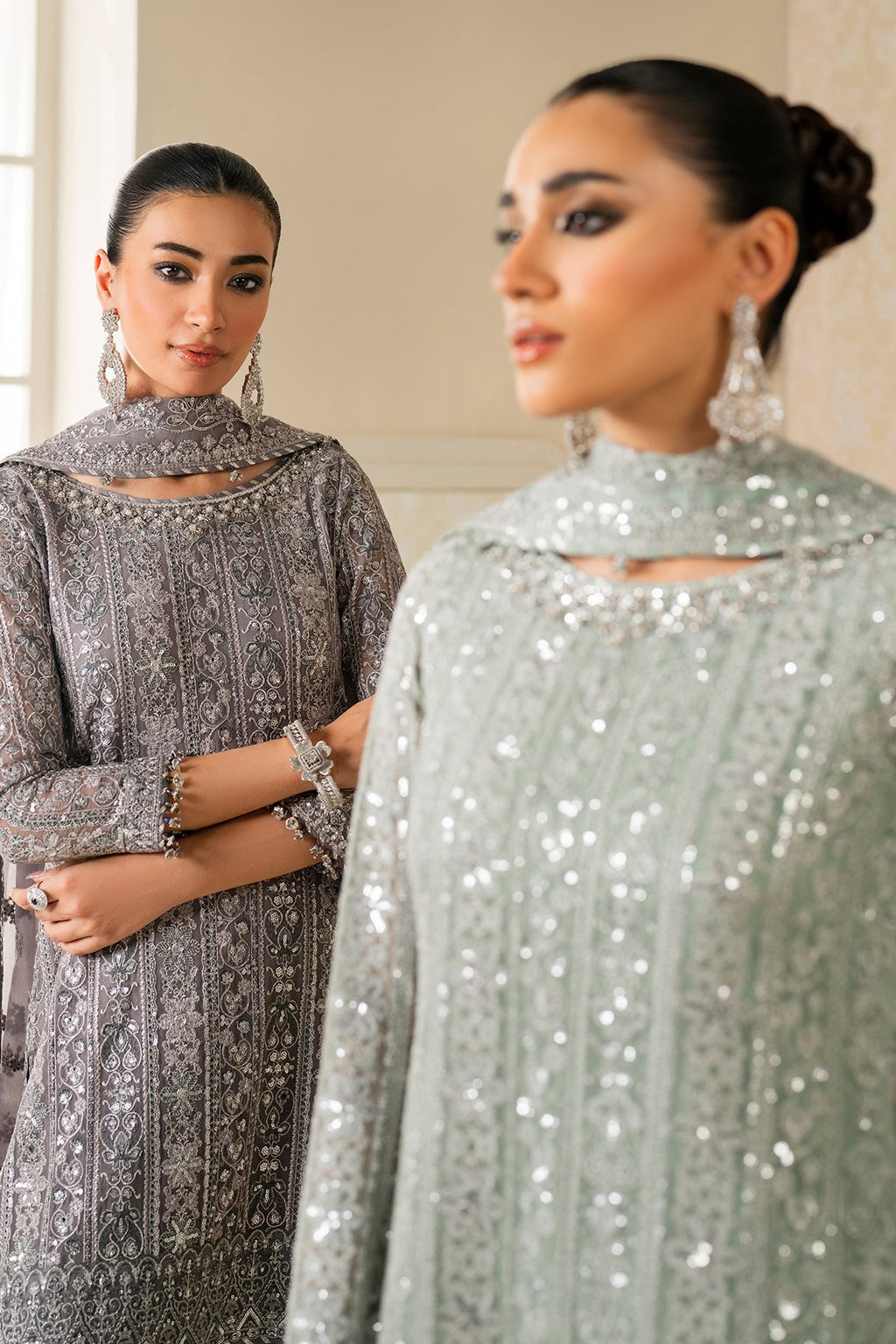 Baroque - Embroidered Chiffon SF-4161