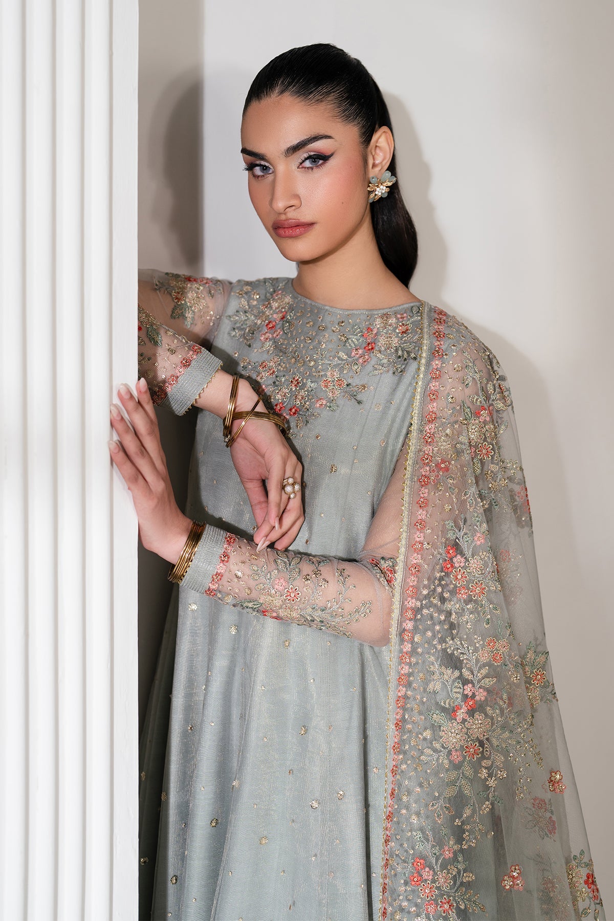 Baroque - Embroidered Net PR-1101