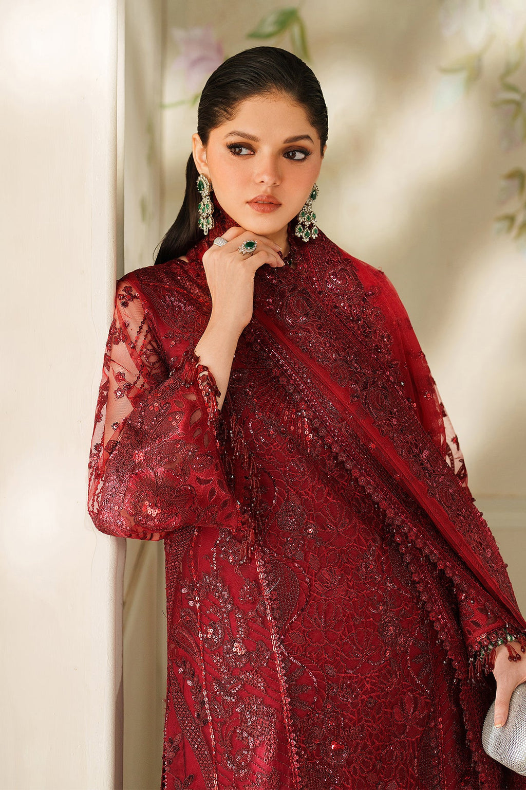 Baroque - Embroidered Net Ch14-01 Unstitched