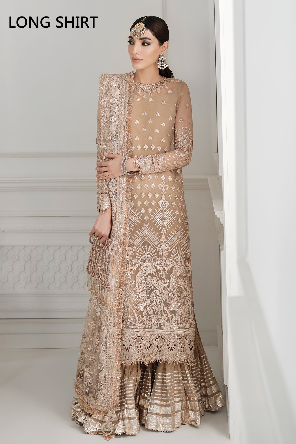 Baroque - Embroidered Chiffon Ch10-04 Stitched