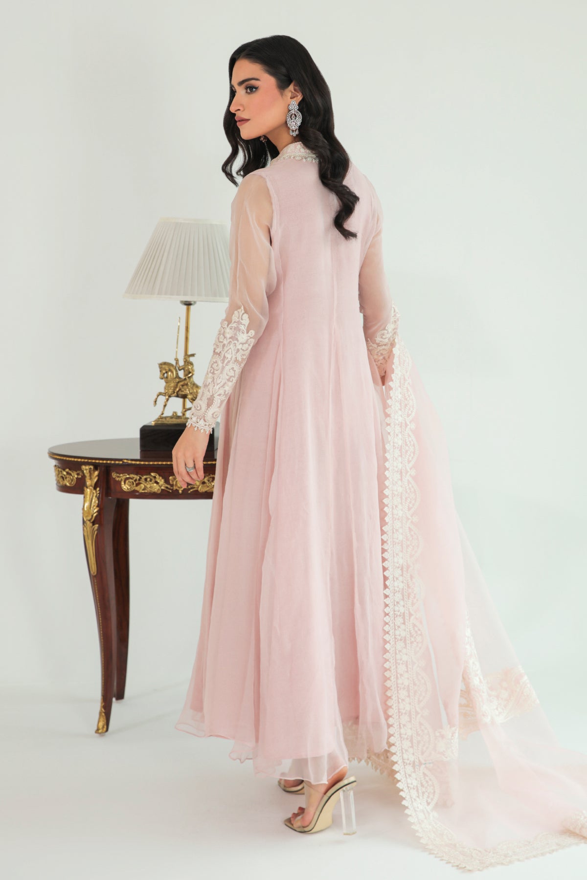 Baroque - Embroidered Chiffon Frock PR-685