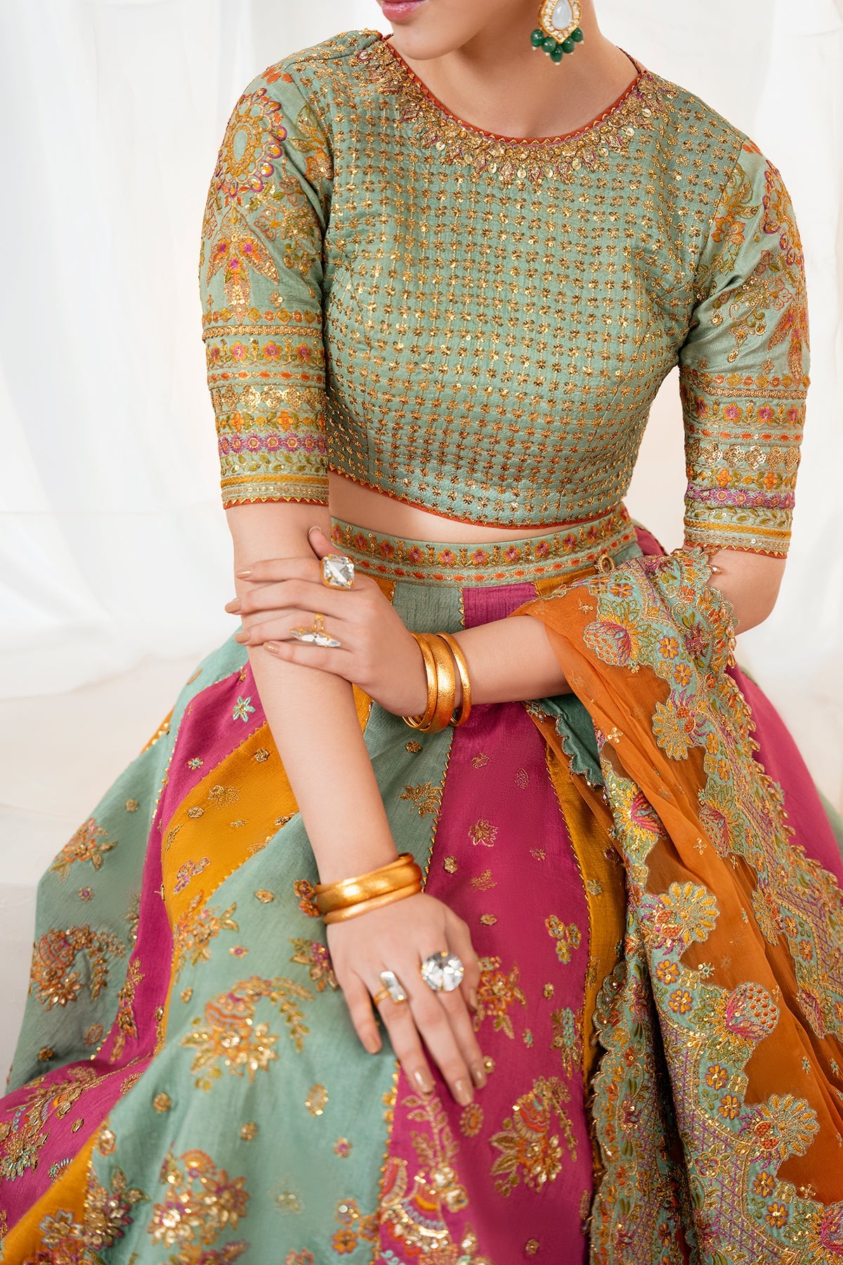 Baroque - Embroidered Silk SF-4036