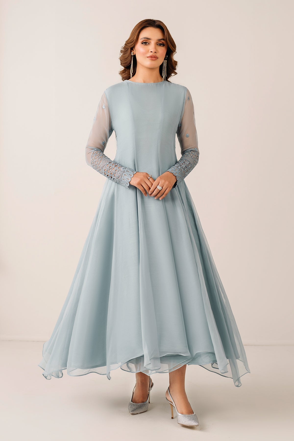 Baroque - Embroidered Chiffon Frock PR-1123
