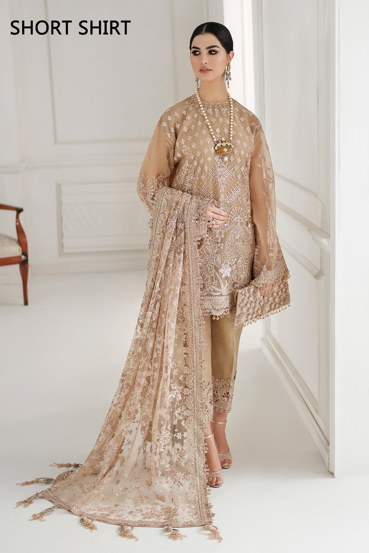 Baroque - Embroidered Chiffon Ch10-04 Unstitched