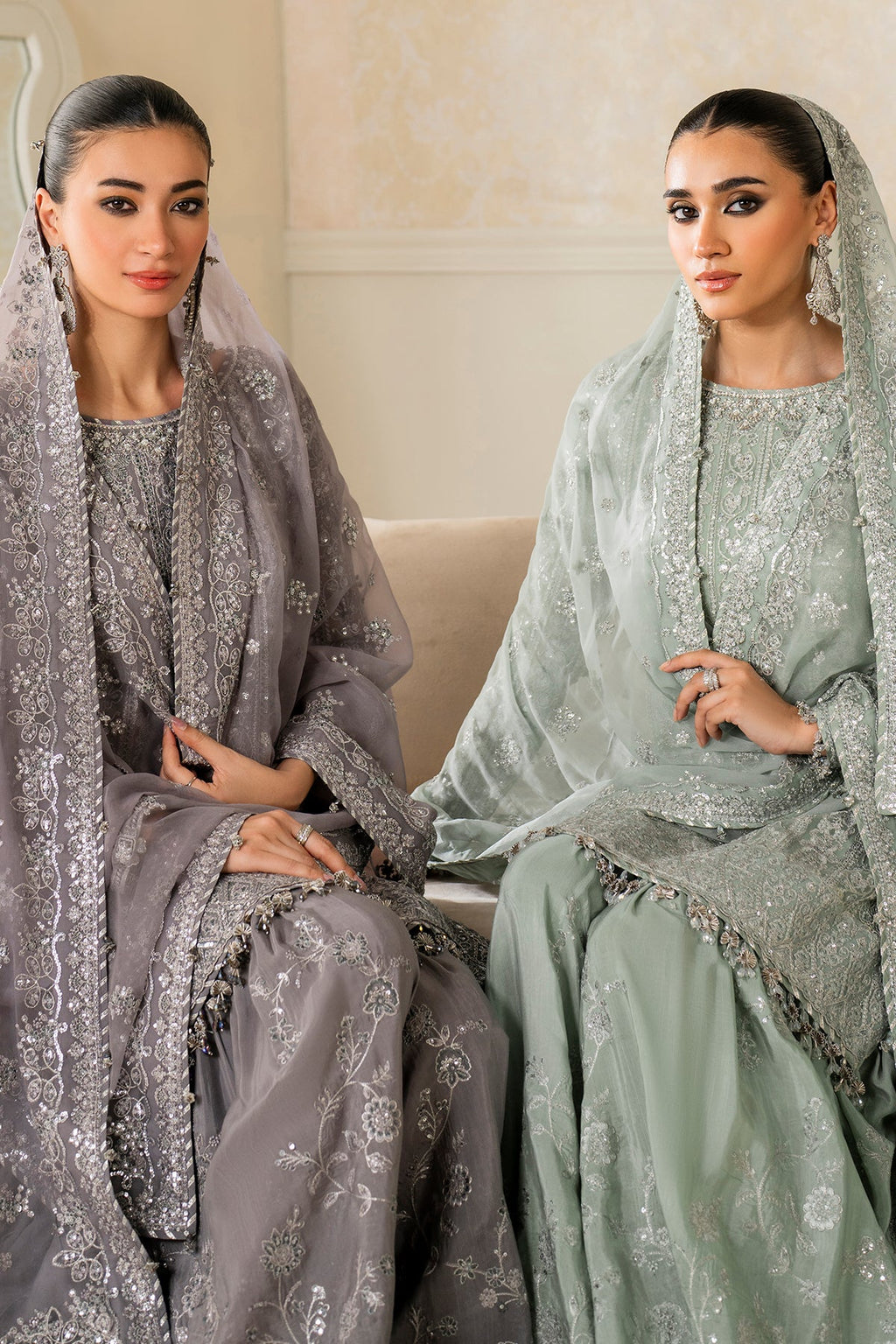 Baroque - Embroidered Chiffon SF-4160