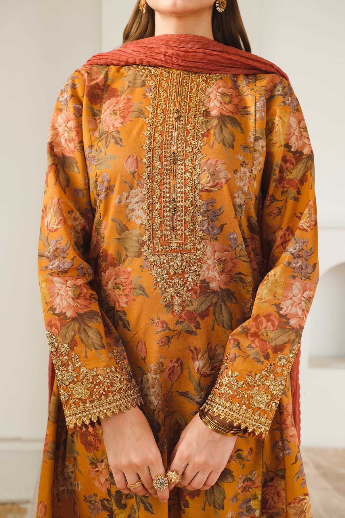 Baroque - Embroidered PRinted Lawn UF-653