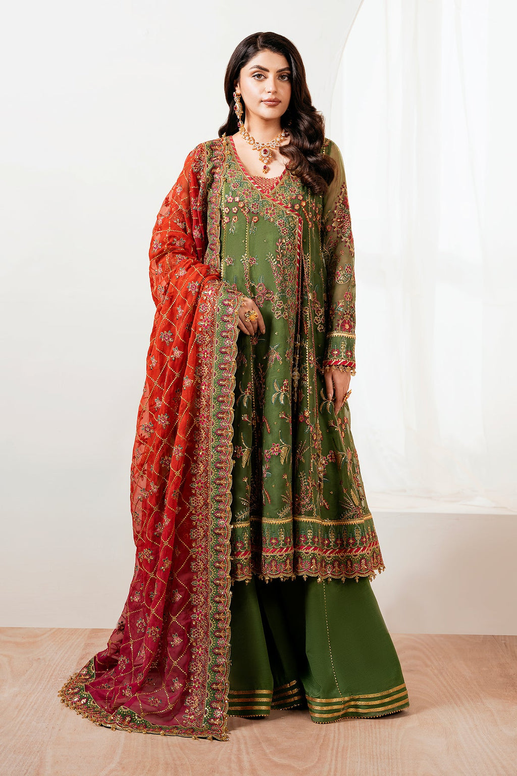 Baroque - Embroidered Chiffon SF-4037