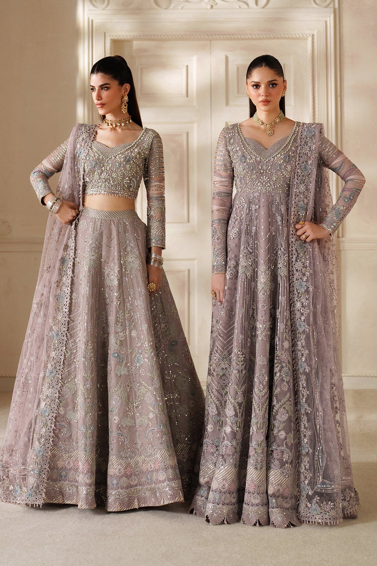 Baroque - Embroidered Net Ch14-04 Unstitched